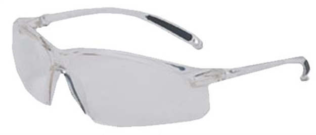 Picture of Howard Leight R01636 Uvex A700 Shooting Glasses Adult Clear Lens Polycarbonate Scratch Resistant Clear Frame R-01636 033552016366