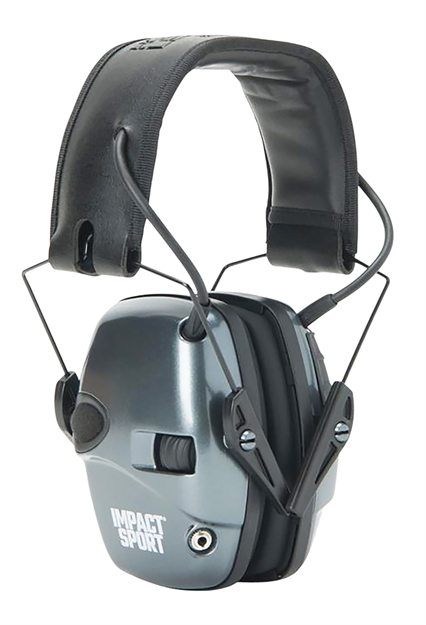 Picture of  Howard Leight R02532 Impact Sport  22 DB Over The Head Gray/Black Youth/Adult Small