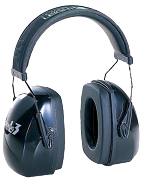 Picture of Howard Leight R03318 Leightning L3 Passive Muff 30 DB Over The Head Black Adult 1 Pair R-03318 033552033189