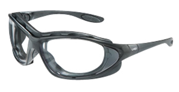 Picture of Howard Leight S0600 Uvex Seismic Clear Polycarbonate Black