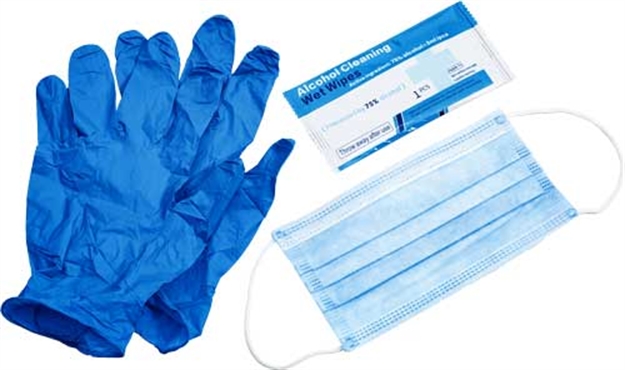 Picture of Howard Leight Safety Pack 12-Pack 1-Face Mask 1-Gloves 2-Wipes