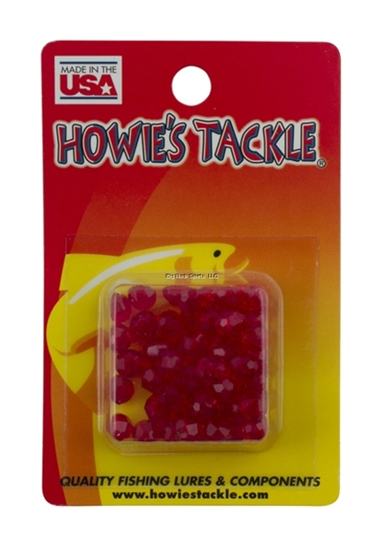Picture of Howie 6Mm Facetted Beads; Ruby Red, 50Pk