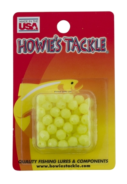Picture of Howie 6Mm Facetted Beads; Yellow Glow, 50Pk