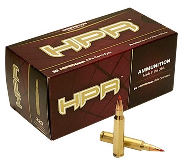 Picture of Hpr Ammunition 223060Vmx 223 Rem/5.56 Nato V-Max 60 GR 50Box/20Case