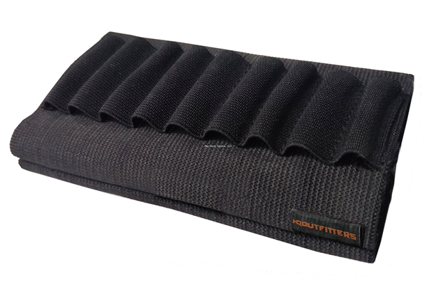 Picture of HQ Outfitters Elastic Butsstock Cartridge Carrier, Rifle, 9 Loops, Black