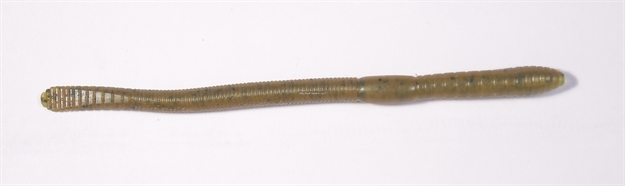 Picture of HR Tackle Bubblegum Worms, 6", 20/Pack, Pumpkin, Neutral Buoyancy