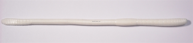 Picture of HR Tackle Bubblegum Worms, 9", 15/Pack,White, Neutral Buoyancy