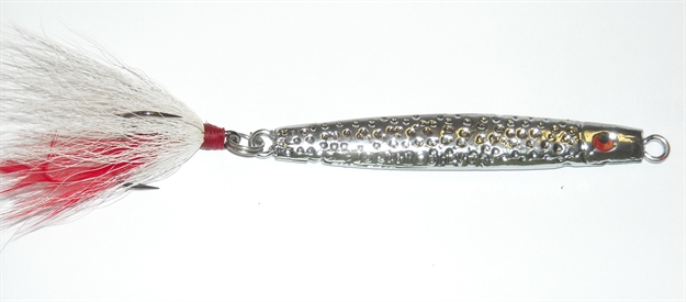 Picture of HR Tackle Bucktail Stingsilver Jig, 1 1/8 Oz, Chrome