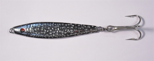 Picture of HR Tackle Chrome Stingsilver Jig, 3 3/4", 2 3/8 Oz, 3/0 Hook, Chrome