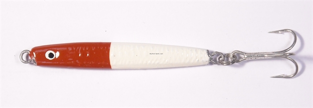 Picture of HR Tackle Painted Stingsilver Jig, 1 1/4 Oz, Red Head White Tail