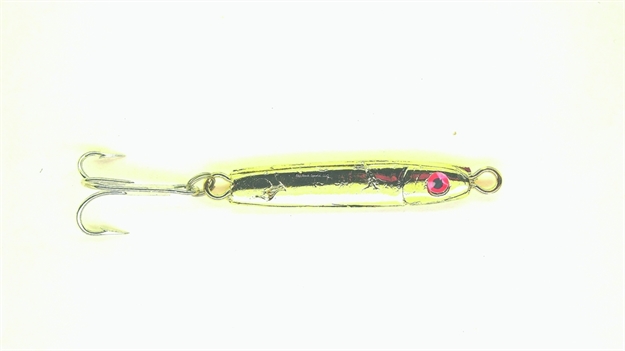 Picture of HR Tackle Painted Stingsilver Jig, 1/2 Oz, Gold Silverside