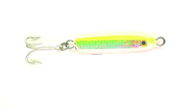 Picture of HR Tackle Painted Stingsilver Jig, 1/2 Oz, Green Pearl Silverside