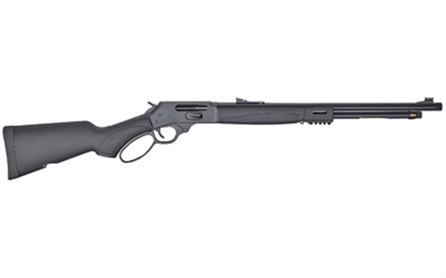 Picture of Hrac Lever Action Rifle, 30-30 Win, 21.375" Bbl, Blued, Synthetic Stock, Large Loop, F.O Sights, Picatinny Rail, 5+1 Rnd H009X