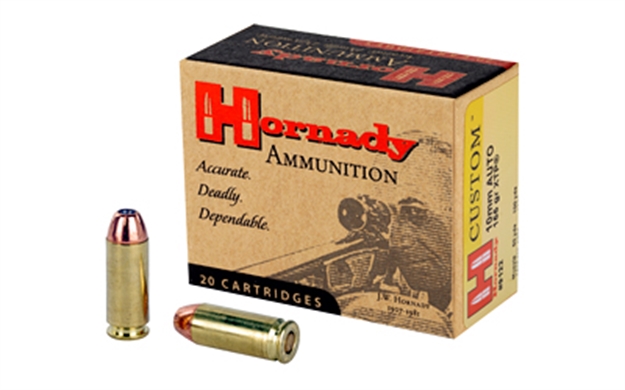 Picture of  Hornady 9122 Custom  10Mmauto 155Gr Hornady Xtp Hollow Point 20 Per Box/10 Case 090255391220
