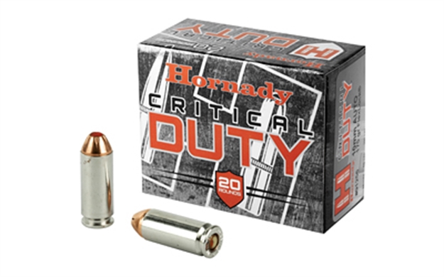 Picture of  Hornady 91256 Critical Duty  10Mmauto 175Gr Hornady Flexlock 20 Per Box/10 Case 090255912562