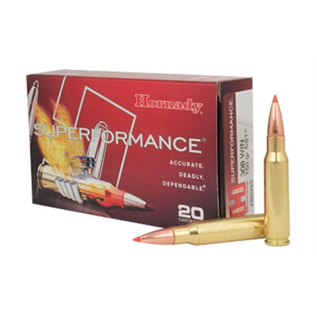Picture of Hornady Superformance Rifle Ammo 308 Win, Sst, 150 Grains, 3000 Fps, 20, Boxed 090255809336 -