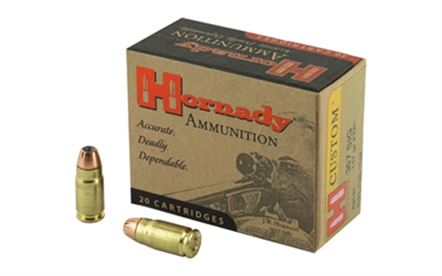 Picture of Hornady 9131 Custom  357Sig 147Gr Hornady Xtp Hollow Point 20 Per Box/10 Case 090255391312 -