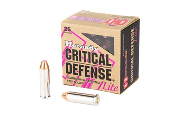 Picture of Hornady 90300 Critical Defense Lite 38Special 90Gr Hornady Flex Tip Expanding 25 Per Box/10 Case 090255903003