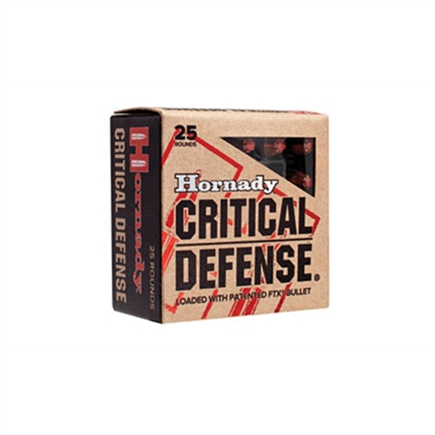 Picture of Hornady 90311 Critical Defense  38Special+P 110Gr Hornady Flex Tip Expanding 25 Per Box/10 Case 090255903119