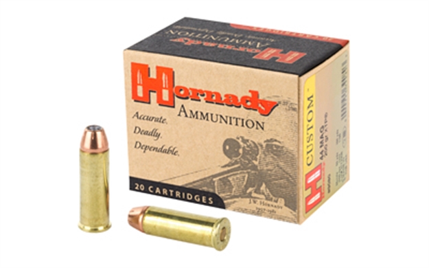 Picture of  Hornady 9080 Custom  44 Rem Mag 200 GR Hornady Xtp Hollow Point 20 Per Box/ 10 Case