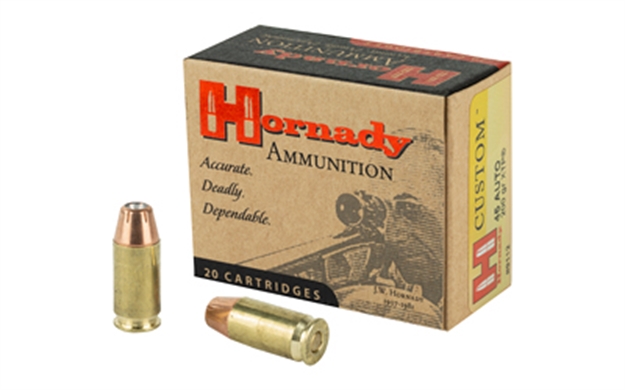Picture of  Hornady 9112 Custom  45Acp 200Gr Hornady Xtp Hollow Point 20 Per Box/10 Case