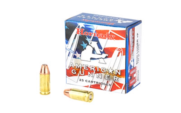 Picture of Hornady 90224 American Gunner  9Mmluger+P 124Gr Hornady Xtp Hollow Point 25 Per Box/10 Case 090255902242