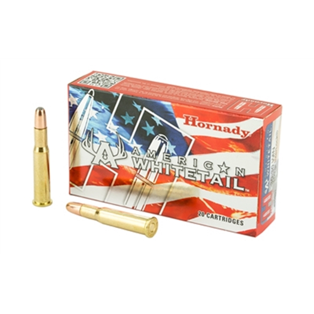 Picture of Hornady American Whitetail Rifle Ammo 30-30 Win, Interlock, 150 Grains, 2390 Fps, 20, Boxed 090255808018 -