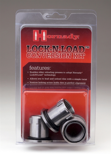 Picture of  Hornady 044099 Lock-N-Load Conversion Kit Silver Multi Caliber Steel