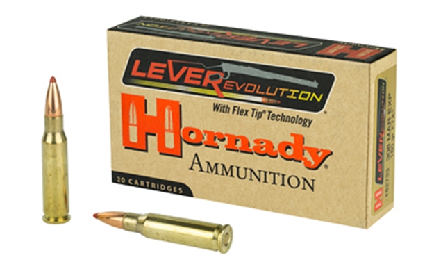 Picture of Hornady 82733 Leverevolution  308Marlinexpress 160Gr Flex Tip Expanding 20 Per Box/10 Case 090255827330