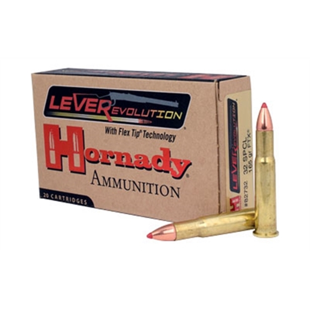 Picture of  Hornady 82732 Leverevolution  32Winspecial 165Gr Flex Tip Expanding 20 Per Box/10 Case 090255827323