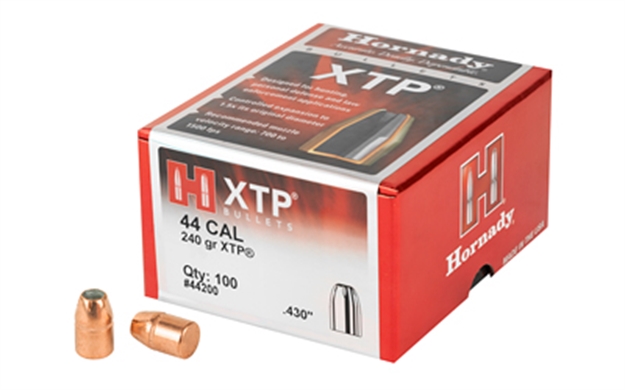Picture of  Hornady 44200 Xtp  44 Cal .430 240 GR Hollow Point 100 Per Box/ 15 Case 090255244205