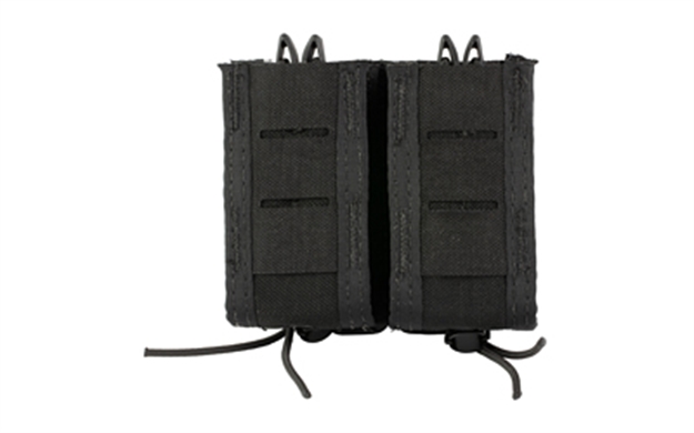 Picture of  High Speed Gear 41Pt02bk Taco Duty Double Pistol Mag, Black Nylon With Molle Exterior, Fits Molle & 2" Belt