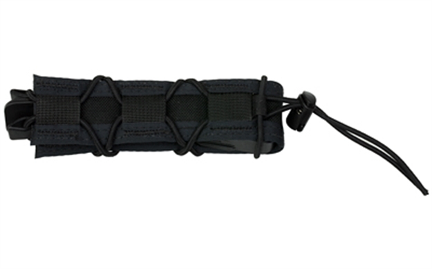 Picture of  High Speed Gear 11Ex00bk Taco Extended Mag Pouch Single Black Nylon Molle Belts 2" Wide Compatible W/ Pistol 849954008249