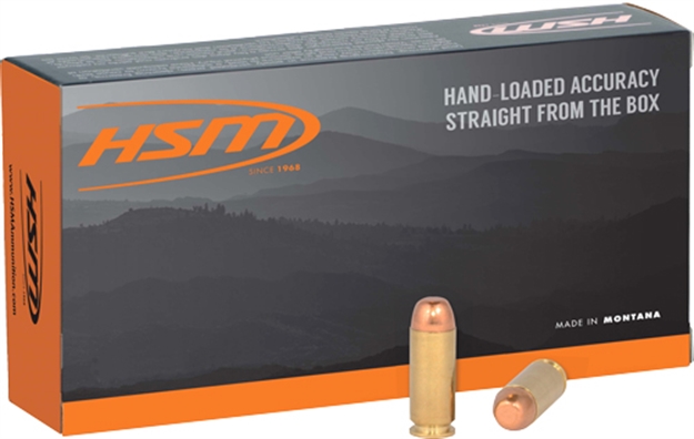 Picture of  Hsm 10Mm8n Training  10Mm Auto 200 GR Full Metal Jacket 50 Per Box/ 20 Case