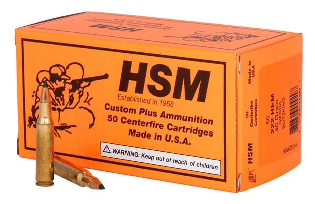 Picture of Hsm 2225N Varmint  222 Rem 40 GR Sierra Blitzking 50 Bx/ 10 CS