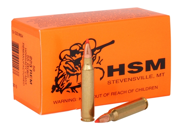 Picture of  Hsm 22315 Varmint  *Remanufactured 223Rem 55Gr Hornady V-Max 50 Per Box/10 Case