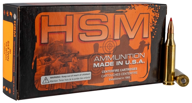 Picture of  Hsm 2432N Varmint  243 Win 75 GR Hornady V Max 20 Per Box/ 25 Case 837306000355