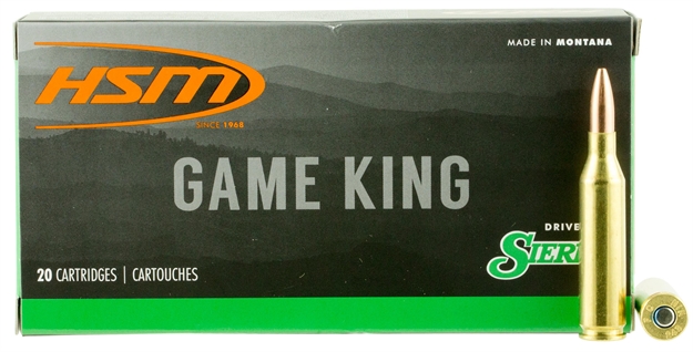Picture of  Hsm 2439N Game King  243 Win 85 GR Sierra Gameking Spitzer Boat Tail 20 Per Box/ 25 Case