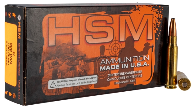 Picture of Hsm 30820N   308 Win 150 GR Grand Slam (Gs) 20 Bx/ 25 CS