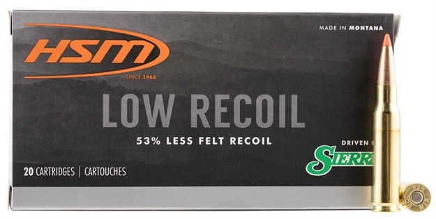 Picture of  Hsm 30844N Low Recoil  308 Win 150 GR Orange Polymer Tip 20 Per Box/ 25 Case