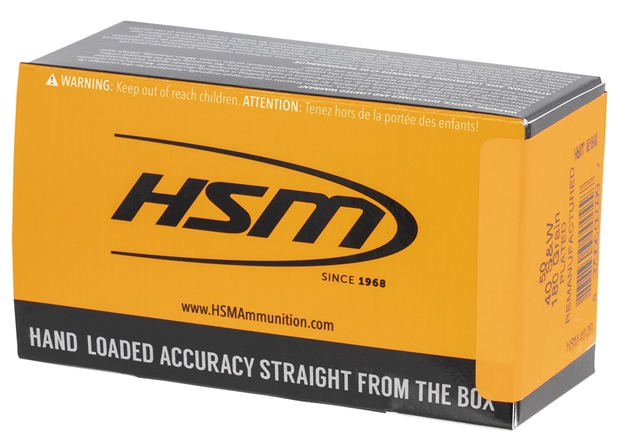 Picture of  Hsm 402R Training  *Remanufactured 40 S&W 180 GR Round Nose Flat Point 50 Per Box/ 20 Case