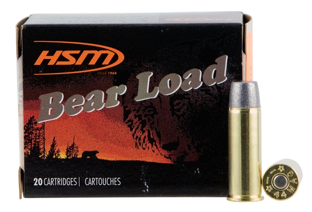 Picture of Hsm 44M15n20 Bear Load  44 Rem Mag 305 GR Wide Flat Nose 20 Per Box/ 20 Case 44M-15-N20