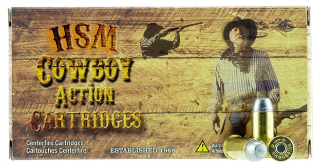Picture of  Hsm 44R1n Cowboy Action  44 Russian 200 GR Round Nose Flat Point 50 Per Box/ 10 Case