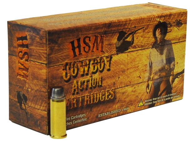 Picture of Hsm 44R1n Cowboy Action 44 Russian 200 GR Round Nose Flat Point 50 Bx/ 10 CS