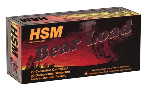 Picture of Hsm 450Bushmaster1n Bear Load  450 Bushmaster 300 GR Jacketed Soft Point 20 Per Box/ 25 Case 450Bushmaster-1-N