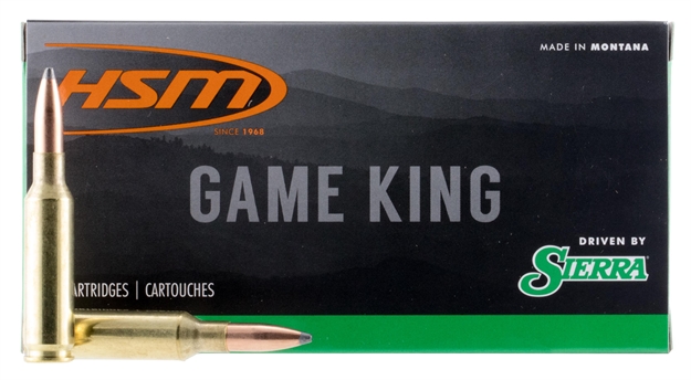 Picture of Hsm 65Creedmoor1n Game King  6.5 Creedmoor 140 GR Sierra Gameking Spitzer Boat Tail 20 Per Box/ 25 Case HSM65CREEDMOOR1N 810742025496