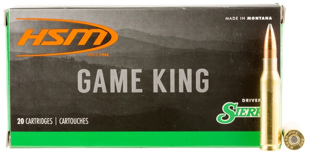 Picture of  Hsm 7Mm089n Game King  7Mm-08 Rem 160 GR Sierra Gameking Spitzer Boat Tail 20 Per Box/ 25 Case