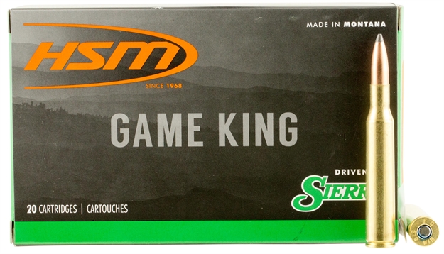 Picture of  Hsm 27013N Game King  270 Win 150 GR Sierra Gameking Spitzer Boat Tail 20 Per Box/ 20 Case