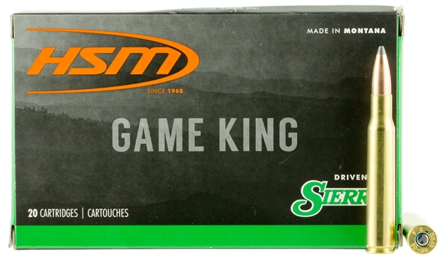 Picture of  Hsm 30843N Game King  308 Win 180 GR Sierra Gameking Spitzer Boat Tail 20 Per Box/ 25 Case 810742023003