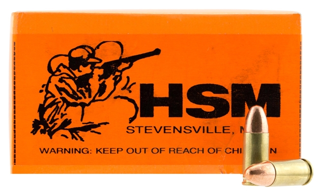Picture of  Hsm 9Mm4r Training  9Mm Luger 124 GR Full Metal Jacket 50 Per Box/ 20 Case